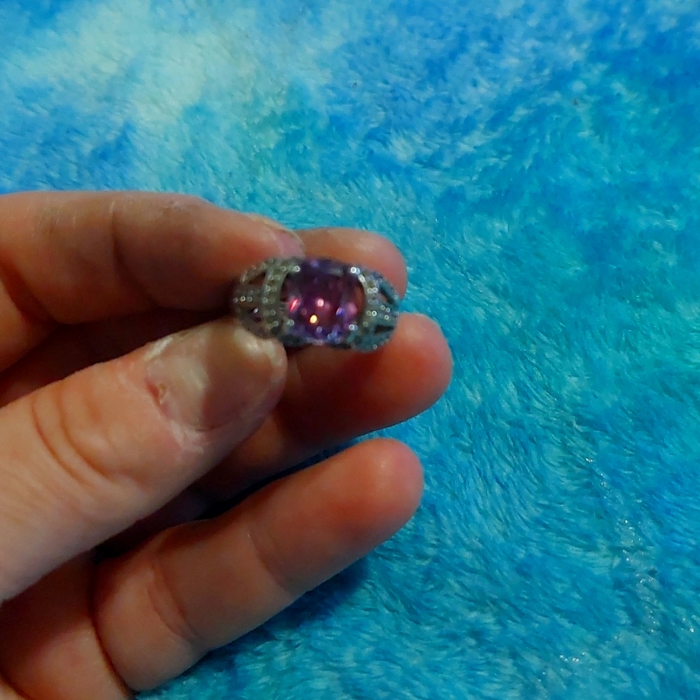 Sterling Silver Amethyst Ring